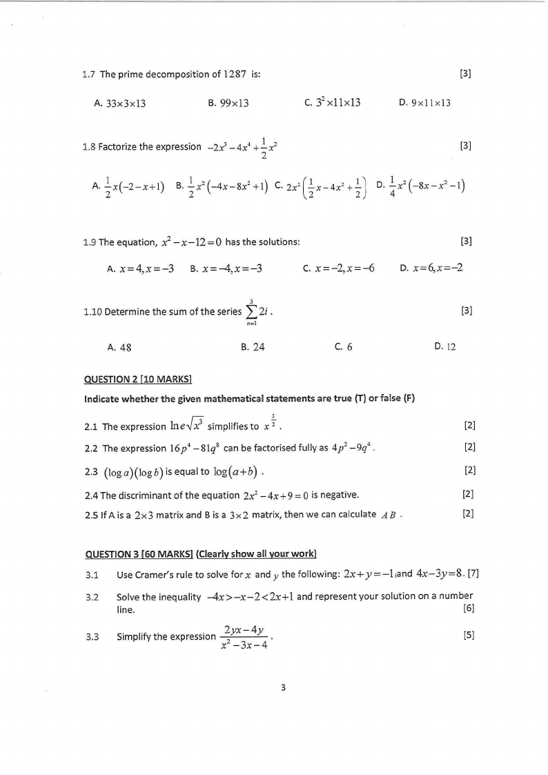 ITM111S - INTRODUCTION TO MATHEMATICS - 2ND OPP - JANUARY 2024 :: NUST ...